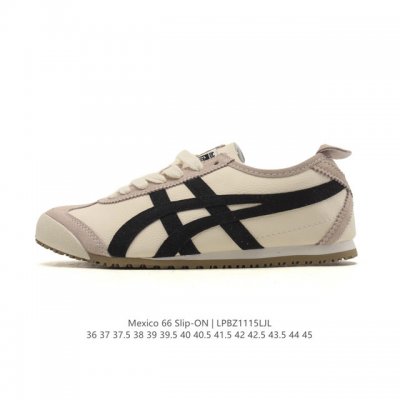 鬼冢虎Onitsuka Tiger Mexico 66 一脚蹬男女同款皮革鞋面休闲板鞋 1183A360鬼冢虎Onitsuka Tiger的Mexico 66系