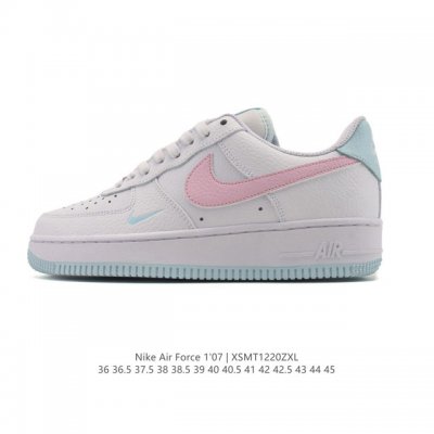 耐克 Nike Air Force 1 '07 Low 空军一号含气垫 低帮 小白鞋 百搭厚底增高休闲运动板鞋。柔软、弹性十足的缓震性能和出色的中底设计，横跨复