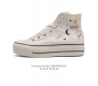 Converse All Star 匡威全明星帆布鞋 复古星空标高帮休闲运动硫化百搭板鞋 厚底增高女鞋经典帆布鞋学院风学生鞋 这个系列是匡威最古老的系列了。是匡