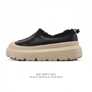 公司级 真标Ugg 复古男女低帮板鞋 潮流靴子 皮毛一体 厚底增高马丁靴 原单纽姆在原来的基础上加上复古拼色；经典回归，演绎着Z时代青年人生；行走的时尚风行标。