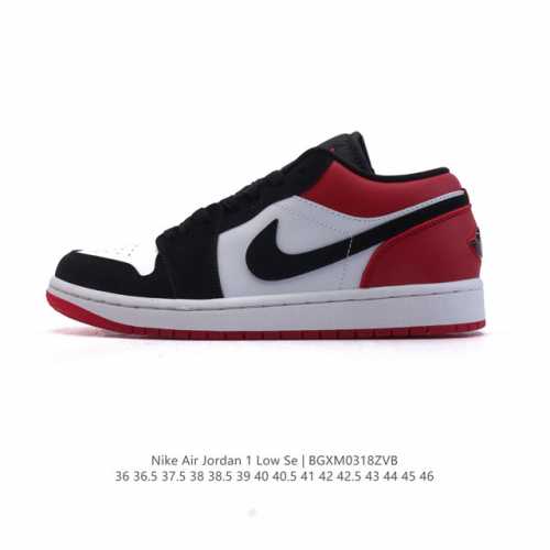 190 耐克 乔丹Air Jordan 1 Low Aj1 乔1 乔丹1代Aj1 低帮复古文化休闲运动篮球鞋。从1985 年面世的元年款汲取设计灵感，采用简洁大