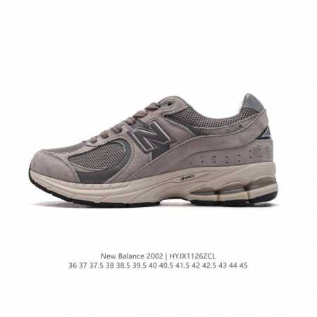 新百伦 New Balance 2002R 跑鞋 男女运动鞋厚底老爹鞋。沿袭了面世之初的经典科技，以 Encap 中底配以升级版 N-Ergy 缓震物料。鞋面则 - 点击图像关闭