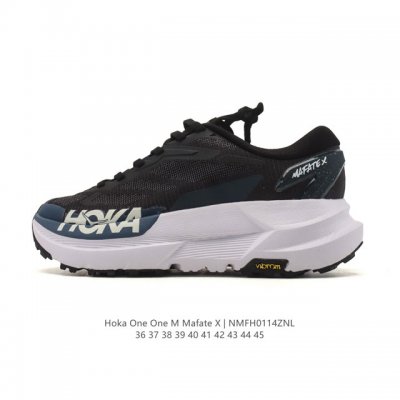 新品公司级 Hoka One One 男女士 Mafate X 马法特X 越野跑鞋 厚底增高运动鞋 老爹鞋 Mountain Fog 20 12 Us它是一款长