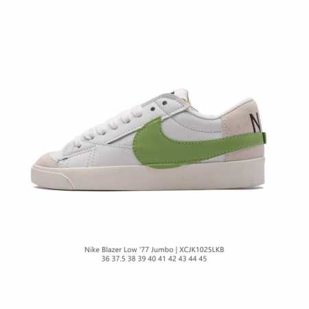 耐克 Nike Blazer Low '77 Jumbo 男女子运动鞋抓地板鞋 经典街头人气鞋款，采用人气传统外观，巧搭大号耐克勾勾设计和宽大鞋带。柔软泡绵鞋舌 - 点击图像关闭