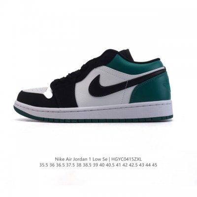 耐克 乔丹Air Jordan 1 Low Aj1 乔1 乔丹1代Aj1 低帮复古文化休闲运动篮球鞋，从1985 年面世的元年款汲取设计灵感，采用简洁大方的经典