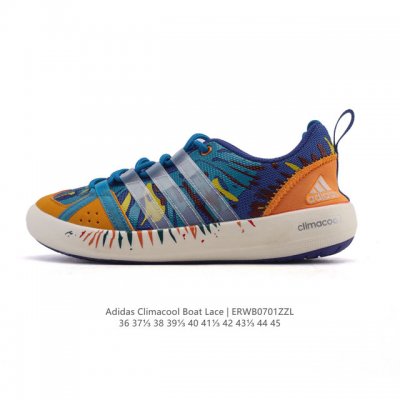 阿迪达斯Adidas Climacool Boat Lace Graphic 水果涉水鞋爆米花慢跑鞋户外运动鞋。以干爽排汗，舒适透气和强抓地力的特点让爬山涉水成