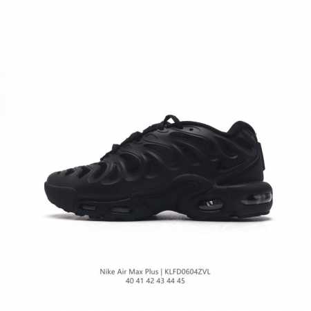 Nike 耐克 男子休闲鞋气垫缓震跑步鞋 Air Max Plus 运动鞋 造型超讨喜！鞋面以帆布和织物材质包裹，保证了轻薄透气，更适合夏季穿着。鞋侧 鱼骨 形 - 点击图像关闭