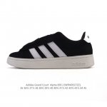 新品 阿迪达斯 Adidas男女Grand Court Alpha 00S网球鞋 舒适百搭小白鞋 防滑耐磨 低帮 板鞋 阿迪达斯中性四季款网球训练鞋 Jr054
