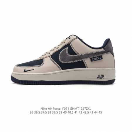 耐克nike Air Force 1 Low 空军一号 Af1 小白鞋 低帮百搭厚底增高休闲运动板鞋。柔软、弹性十足的缓震性能和出色的中底设计，横跨复古与现代的 - 点击图像关闭
