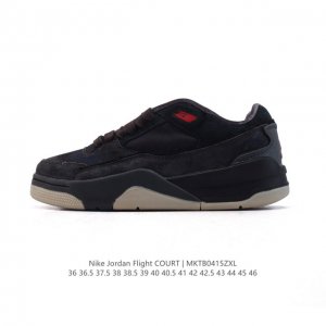 耐克 Nike 乔丹 Jordan Flight Court 时尚休闲 防滑耐磨 低帮运动鞋 复古篮球鞋 男款 Jordan 新鞋型 又来了！新配色曝光！滑板与