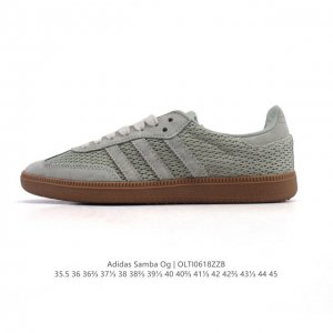 阿迪达斯 德训鞋 Adidas Originals Samba Og Shoes 经典运动鞋小白鞋 T头鞋 女鞋 彰显休闲摩登风情的时尚经典鞋。它诞生于50年代