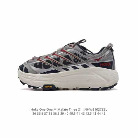 公司级 HOKA ONE ONE Mafate Three 2 男女子跑步鞋 越野跑新配色！采用 Mafate Speed 2 缓冲性良好的底部单元，搭载有快速 - 点击图像关闭