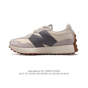 真标 Nb 新百伦 New Balance 327系列复古休闲运动慢跑鞋时尚男女运动鞋 以更纯粹的复古风格设计打造的全新造型 侧身还以解构设计，将 N 字标志以