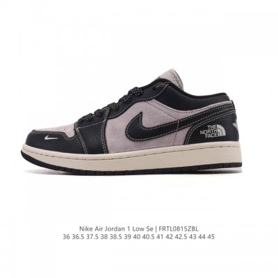 耐克 乔丹Air Jordan 1 Low Aj1 乔1 乔丹1代Aj1 低帮复古文化休闲运动篮球鞋。从1985 年面世的元年款汲取设计灵感，采用简洁大方的经典
