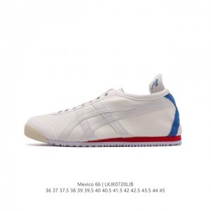 Asics 亚瑟士 男女鞋真标半码制 日产经典老牌-鬼塚虎 Onitsuka Tiger Mexico 66经典墨西哥系列复古经典百搭板鞋休闲运动鞋慢跑鞋。采用