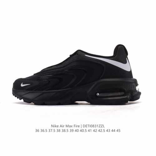 耐克 Nike 2025年新款 Air Max Fire休闲鞋 气垫百搭厚底增高老爹运动跑步鞋If262 02 时尚利落，富有支撑力，是 Air Max 系列的