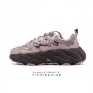 公司级 斐乐 女款老爹鞋 Fila Fusion 厚底增高百搭运动鞋 意大利百年经典运动品牌，网红单品 小红书推荐爆款 Fila斐乐新款小白鞋斐乐潮牌文化街头风