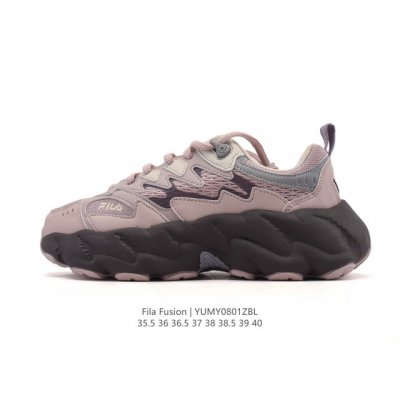 公司级 斐乐 女款老爹鞋 Fila Fusion 厚底增高百搭运动鞋 意大利百年经典运动品牌，网红单品 小红书推荐爆款 Fila斐乐新款小白鞋斐乐潮牌文化街头风