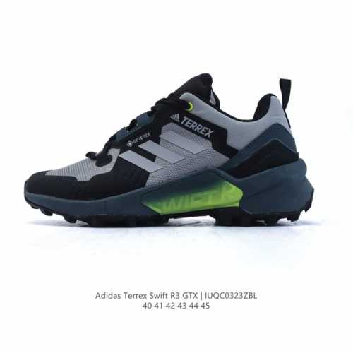 200 【公司级】阿迪达斯Adidas Terrex Swift R3 Gtx 男子低帮复古休闲鞋 高品质涉水 溯溪时尚潮流休闲运动鞋，阿迪联名鞋，户外新宠！！