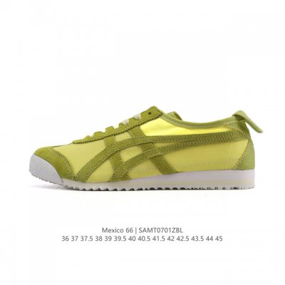 真标 Asics 亚瑟士 男女鞋 配足弓鞋垫 日产经典老牌-鬼塚虎 Onitsuka Tiger Mexico 66经典墨西哥系列复古经典百搭板鞋休闲运动鞋慢跑