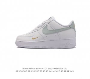 头层皮 耐克 Nike Air Force 7 Ess 空军一号 Af1 运动鞋复古板鞋 厚底增高男女鞋 以实力演绎传奇篇章 从 80 年代的篮球场到现今的街头