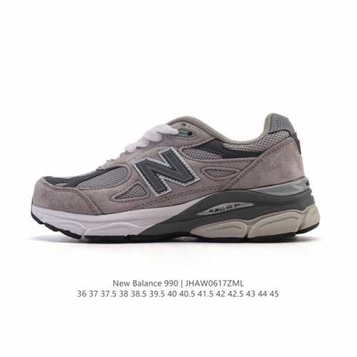 公司级 新百伦 New Balance Nb990 V3系列 高端美产990系列简约经典舒适百搭时尚复古休闲鞋缓震透气跑步鞋。该鞋款采用Mcd Motion C