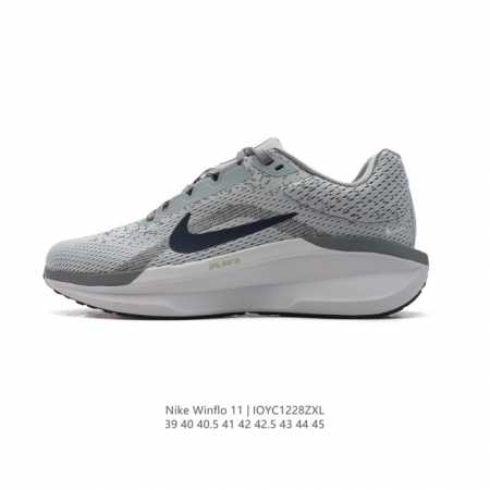 耐克 Nike 2024新款zoom Winflo 11运动休闲轻便缓震气垫跑步鞋公路跑步鞋 飞线贾卡轻质透气休闲运动鞋。无论你是习惯每周畅跑的经验跑者，还是希 - 点击图像关闭
