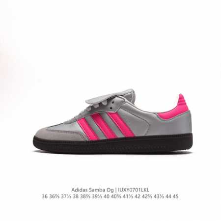 阿迪达斯 德训鞋 ADIDAS ORIGINALS SAMBA OG SHOES 经典运动鞋小白鞋 T头鞋 彰显休闲摩登风情的时尚经典鞋。它诞生于50年代的足球 - 点击图像关闭