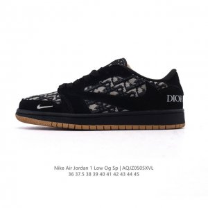 公司级 真标 耐克 Nike Air Jordan 1 Low Og Sp Military Blue Aj1乔1倒勾 2025年新款 蛇年新款 低帮篮球鞋 A