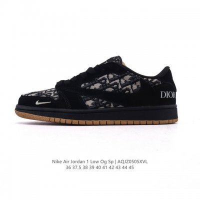 公司级 真标 耐克 Nike Air Jordan 1 Low Og Sp Military Blue Aj1乔1倒勾 2025年新款 蛇年新款 低帮篮球鞋 A