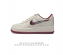 头层皮 耐克nike Air Force 1 Low 空军一号 Af1 低帮百搭休闲运动板鞋 柔软 弹性十足的缓震性能和出色的中底设计 横跨复古与现代的外型结合