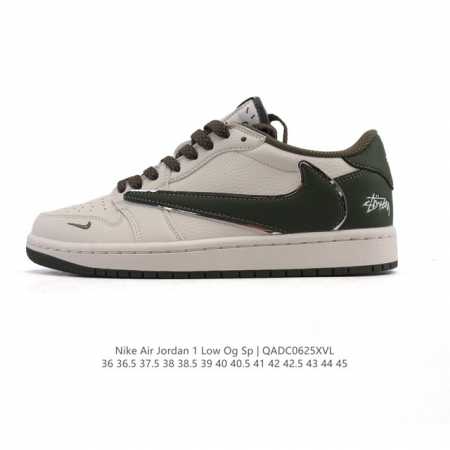 公司级 真标 耐克 Nike Air Jordan 1 Low Og Sp Military Blue Aj1乔1倒勾 2025年新款 蛇年新款 低帮篮球鞋 A - 点击图像关闭