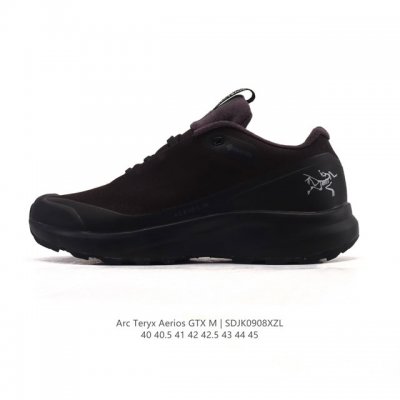 公司级 始祖鸟 Arc’Teryx Aerios Gxt登山靴 防水加强版男士系列加强版户外防水帮登山鞋徒步鞋 轻量支撑长距离越野跑鞋 轻便透气户外运动鞋 耐磨