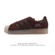 阿迪达斯 Adidas Superstar 2025年新款鞋子 蛇年新款 Gucci联名 经典贝壳头系列 新款休闲板鞋潮流男女士运动鞋 鞋面皮革拼接材质 标志性