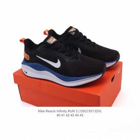 耐克 Nike Infinity Run 5 男子缓震透气公路跑步鞋 该版 Nike Infinity Run 5 采用 Reactx 泡绵，塑就出众支撑性，让 - 点击图像关闭