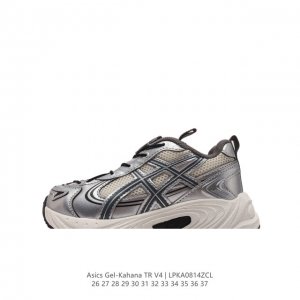 童鞋 Asics Gel-Kahana Tr V4 亚瑟士户外运动鞋 儿童户外运动鞋 脚感非常好透气 户外登山鞋，这双鞋极具户外运动风格设计，大底与中底采用了a