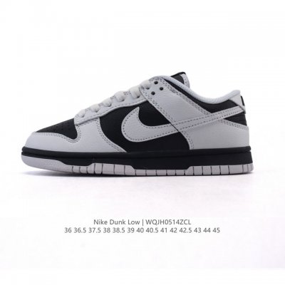 高品质版本 头层皮 耐克 Nike Sb Dunk Low Pro 男 女滑板鞋 经典复古运动鞋。采用低帮设计，塑就经典 Dunk 风格。鞋垫后跟搭载 Zoom