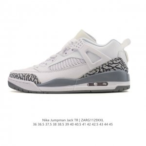 公司级 耐克 Nike Jordan Spizike Low 经典爆裂纹复古运动篮球鞋！全新低帮造型吸睛！整双鞋在融合了 Air Jordan 经典鞋款中的标志