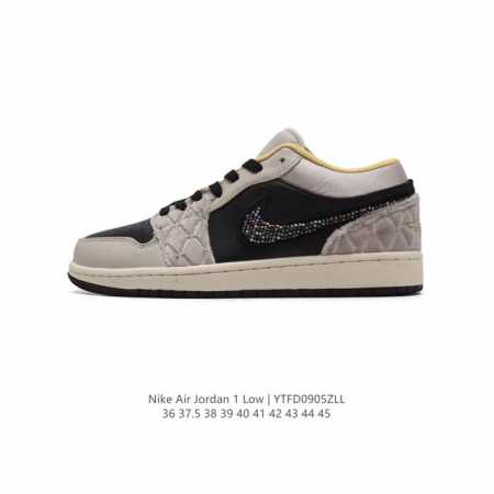 耐克 乔丹air Jordan 1 Low Aj1 乔1 乔丹1代aj1 低帮复古文化休闲运动篮球鞋。从1985 年面世的元年款汲取设计灵感，采用简洁大方的经典 - 点击图像关闭