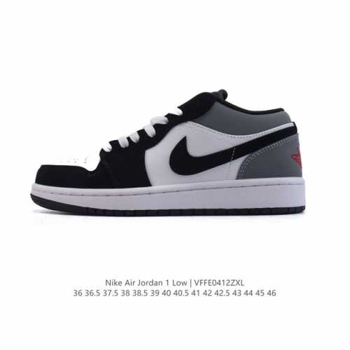 公司级 耐克 乔丹Air Jordan 1 Low Aj1 乔1 乔丹1代Aj1 低帮复古文化休闲运动篮球鞋，从1985 年面世的元年款汲取设计灵感，采用简洁大