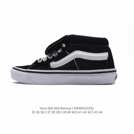 万斯Vans范斯 经典系列 Sk8-Mid 中帮休闲运动板鞋情侣鞋时尚复古男女鞋 类型：男女鞋 码数：35 36 36.5 37 38 38.5 39 40 4 - 点击图像关闭