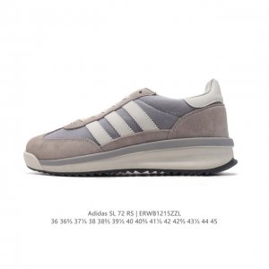 阿迪达斯adidas Sl 72 Shoes 经典复古薄底运动鞋 T头鞋 三叶草复古休闲跑步鞋休闲运动鞋 这款经典运动鞋携复古型格，来访你的活力日常 采用舒爽帆