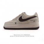 公司级 Af1耐克 Nike Air Force 1 ‘07 Low 空军一号 小白鞋 厚底增高百搭运动板鞋 路易威登联名 原楦头原纸板 打造纯正空军版型，专注