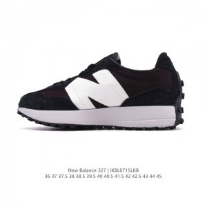 真标 Nb 新百伦 New Balance 327系列复古休闲运动慢跑鞋时尚男女运动鞋 以更纯粹的复古风格设计打造的全新造型 侧身还以解构设计，将 N 字标志以