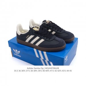 性价比版本 头层皮 阿迪达斯 德训鞋 Adidas Originals Samba Og Shoes 经典运动鞋小白鞋 T头鞋 男女士板鞋 彰显休闲摩登风情的时