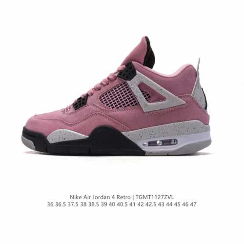 耐克 Nike Air Jordan 4 Retro Og迈克尔 乔丹aj4代乔4 中帮复古休闲运动文化篮球鞋。秉承轻量化的速度型篮球鞋设计思想完成设计，降低重
