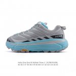 公司级 Hoka One One Mafate Three 2 男女子跑步鞋 越野跑新配色！采用 Mafate Speed 2 缓冲性良好的底部单元，搭载有快速
