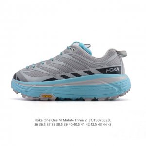 公司级 Hoka One One Mafate Three 2 男女子跑步鞋 越野跑新配色！采用 Mafate Speed 2 缓冲性良好的底部单元，搭载有快速