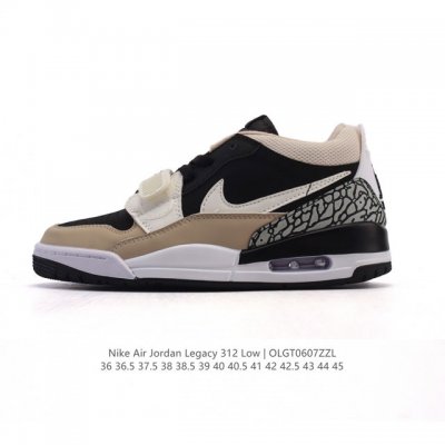 耐克 Aj 乔丹 Air Jordan Legacy 312 低帮运动鞋 Aj312 乔312百搭篮球鞋 酷炫混搭，谁人不爱？Air Jordan Legacy