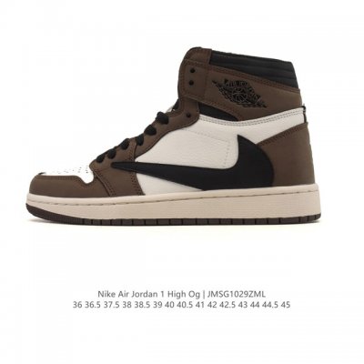 公司级 耐克 男女款运动板鞋 Nike Air Jordan 1 Retro High Og 乔丹一代Aj1 乔1 Aj1 篮球鞋复刻运动鞋。皮面高帮板鞋的设计